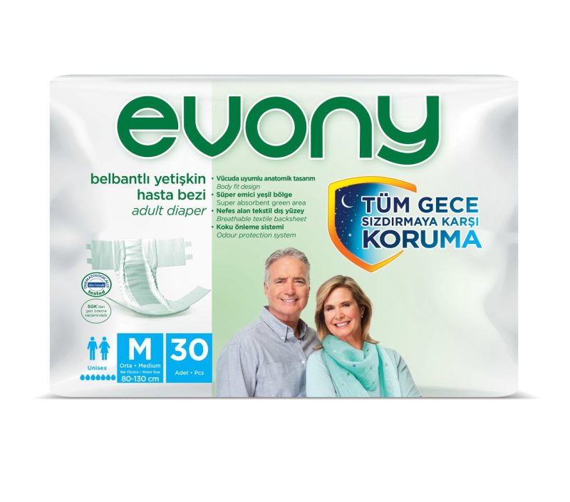 Evony Hasta Altı Bezi Bel Bantlı 30'lu Medium