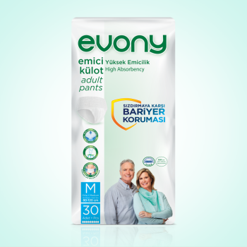 Evony Hasta Altı Bezi Emici Külot 30'lu Medium