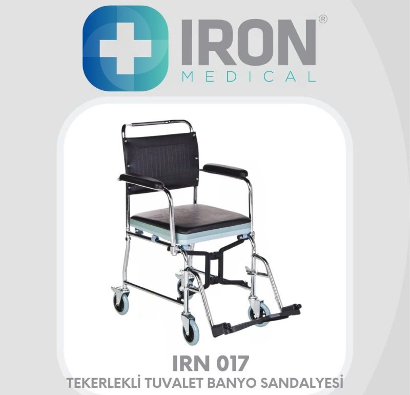 Iron Tekerlekli Tuvalet Ve Banyo Sandalyesi