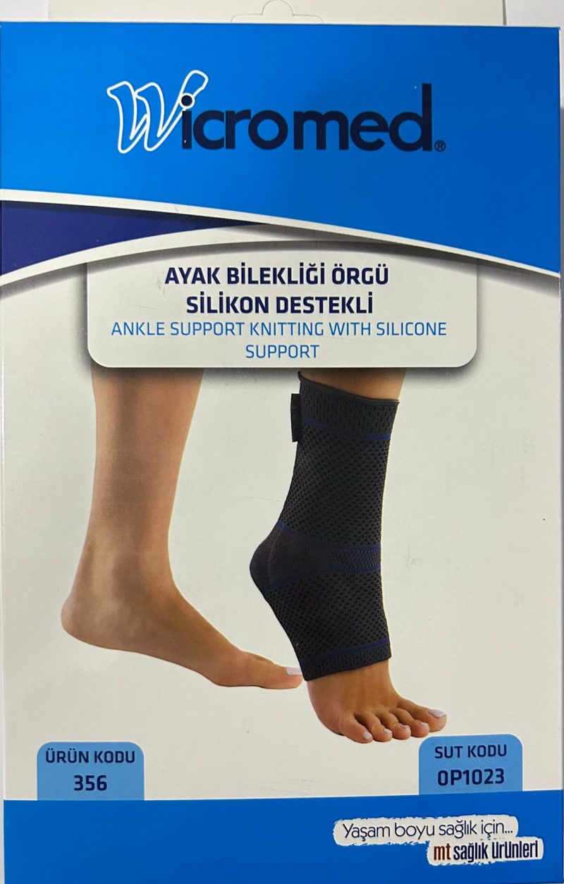 Wicromed Silikon Destekli Örgü Ayak Bilekliği